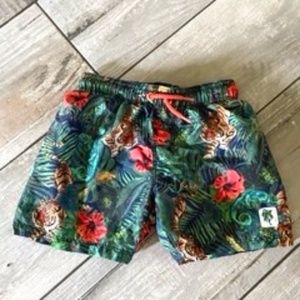 Young Boys Tropical Swim Trunk (2Y-4Y)